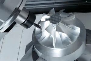 Five-axis machining.