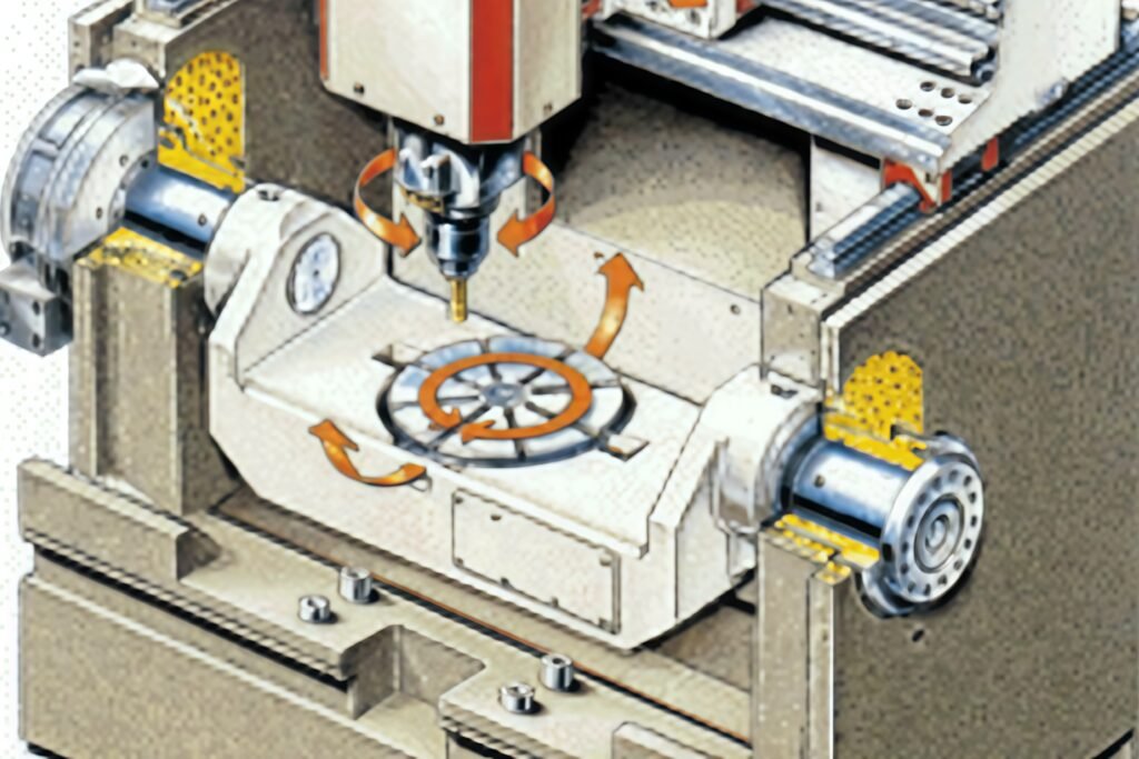 Five-axis machining
