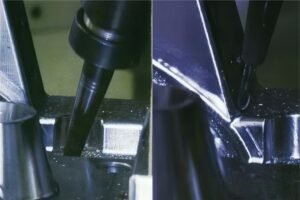Sinker EDM Electrode Machining Close-up