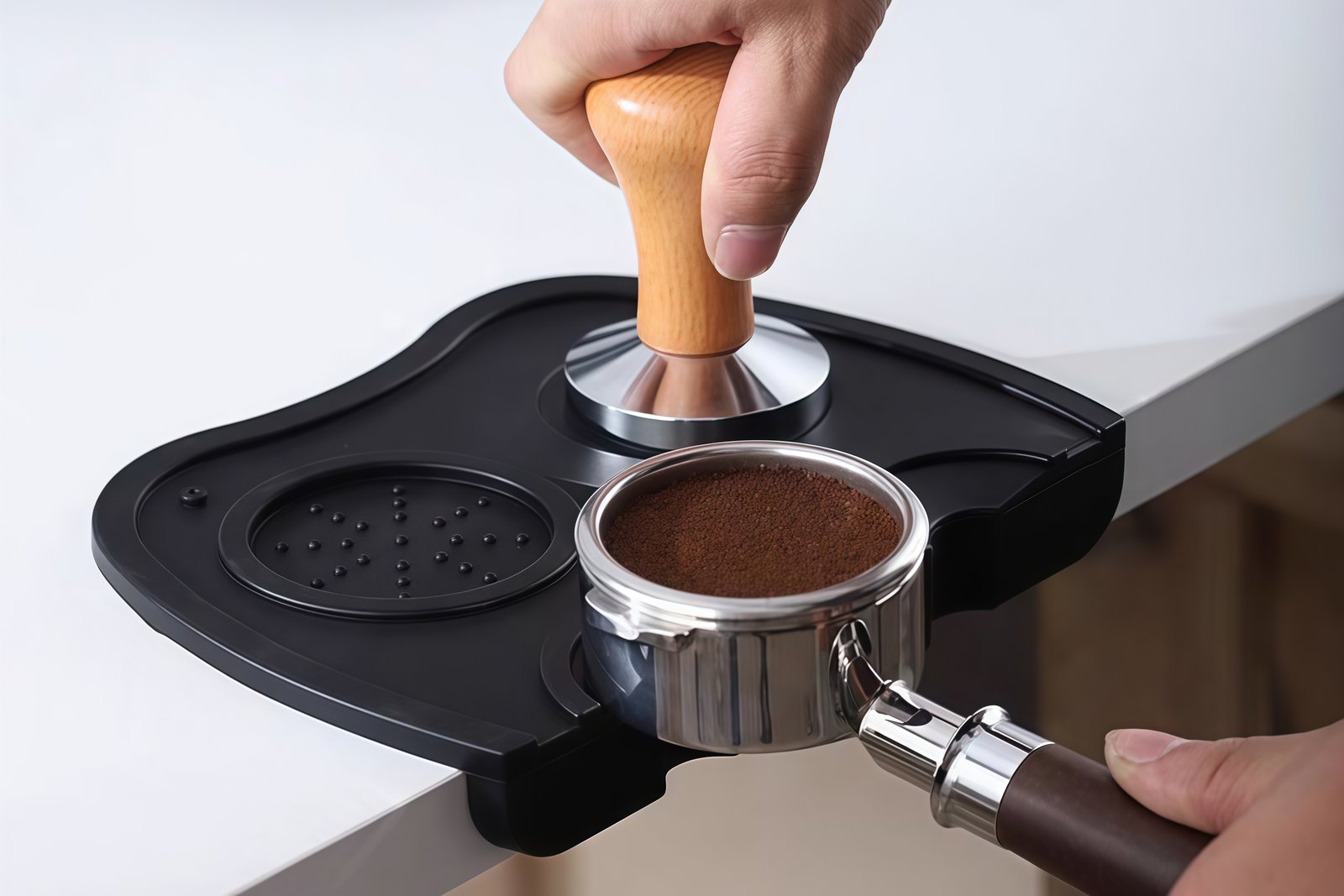 Premium flat base coffee tamper CNC contract manufacturing