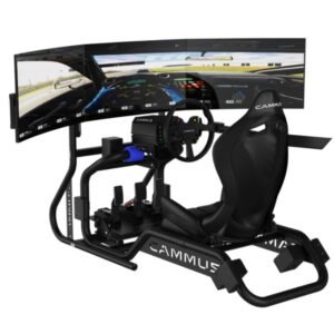Custom Integrated Multi-Screen Racing Cockpits