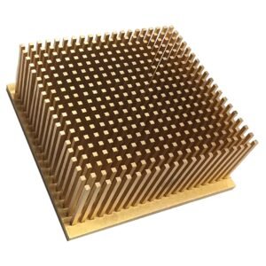 Forged & CNC Machined Pin Fin Heat Sinks