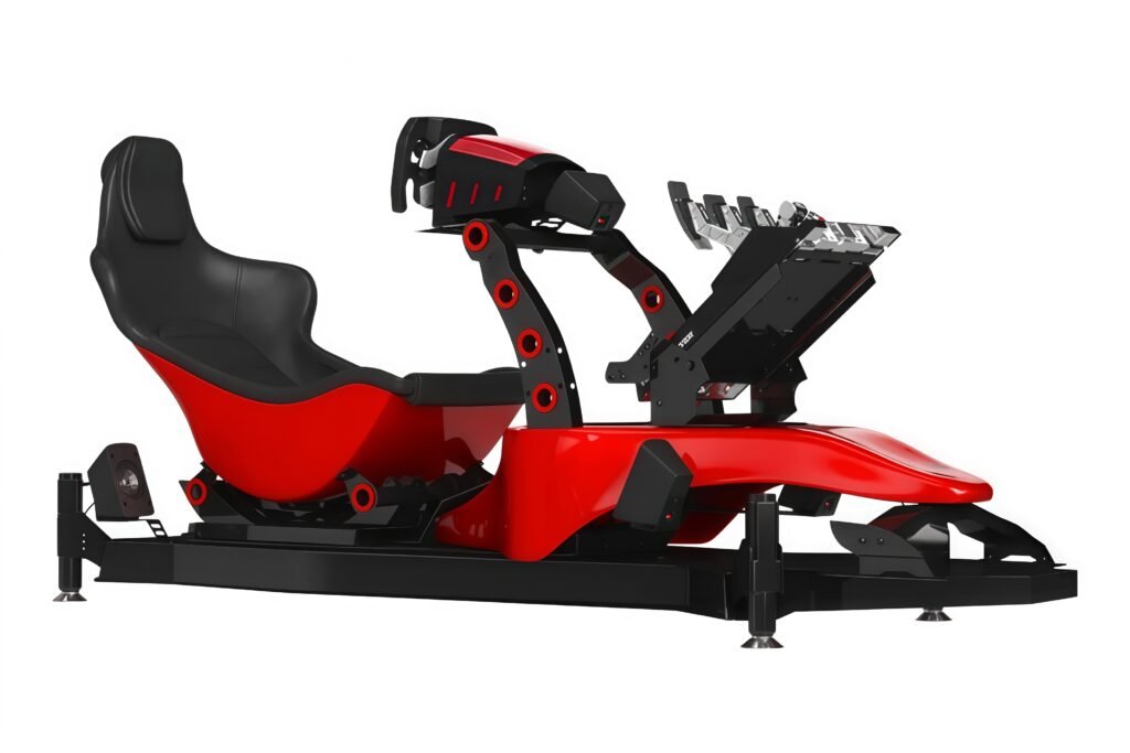 Custom Integrated Multi-Screen Racing Cockpits