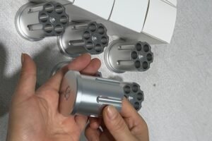Inspect the exterior of the revolver