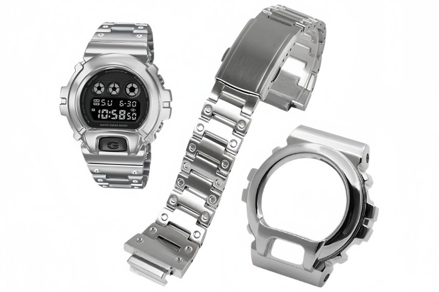 Stainless Steel Watch Case and Band